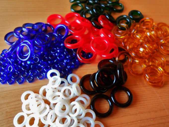 加工済みクリスタルリング