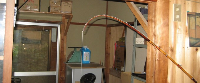 クジラ穂先荷重テスト