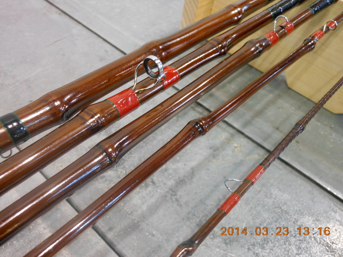 横浜道楽工房5本継ぎフライ竿